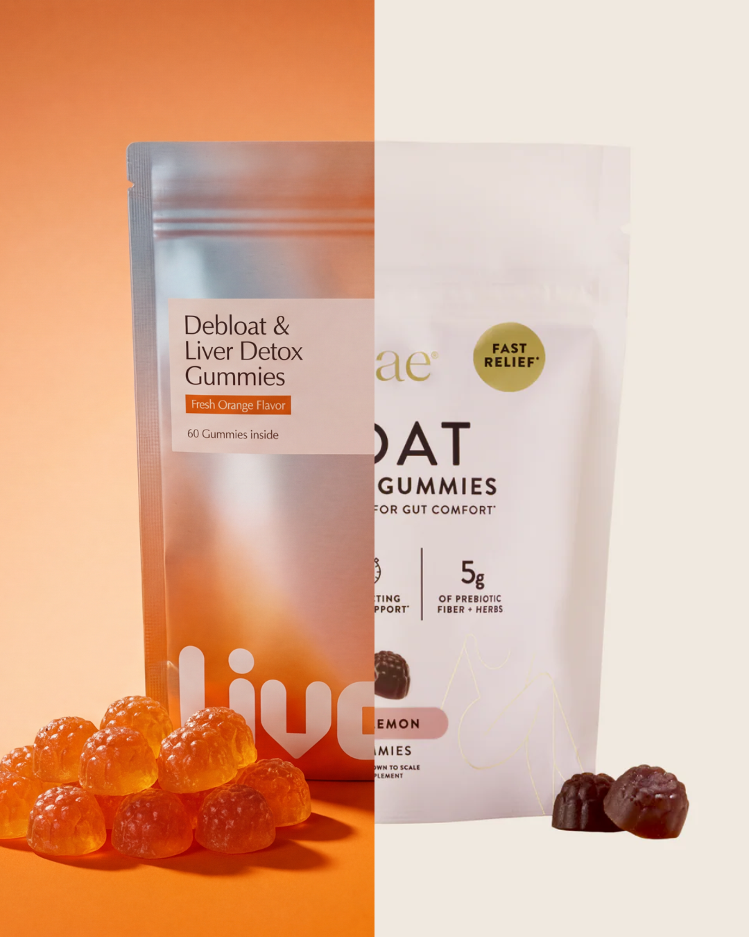 Livera vs Arrae Bloat: Which Debloating Supplement Fits Women Over 40?